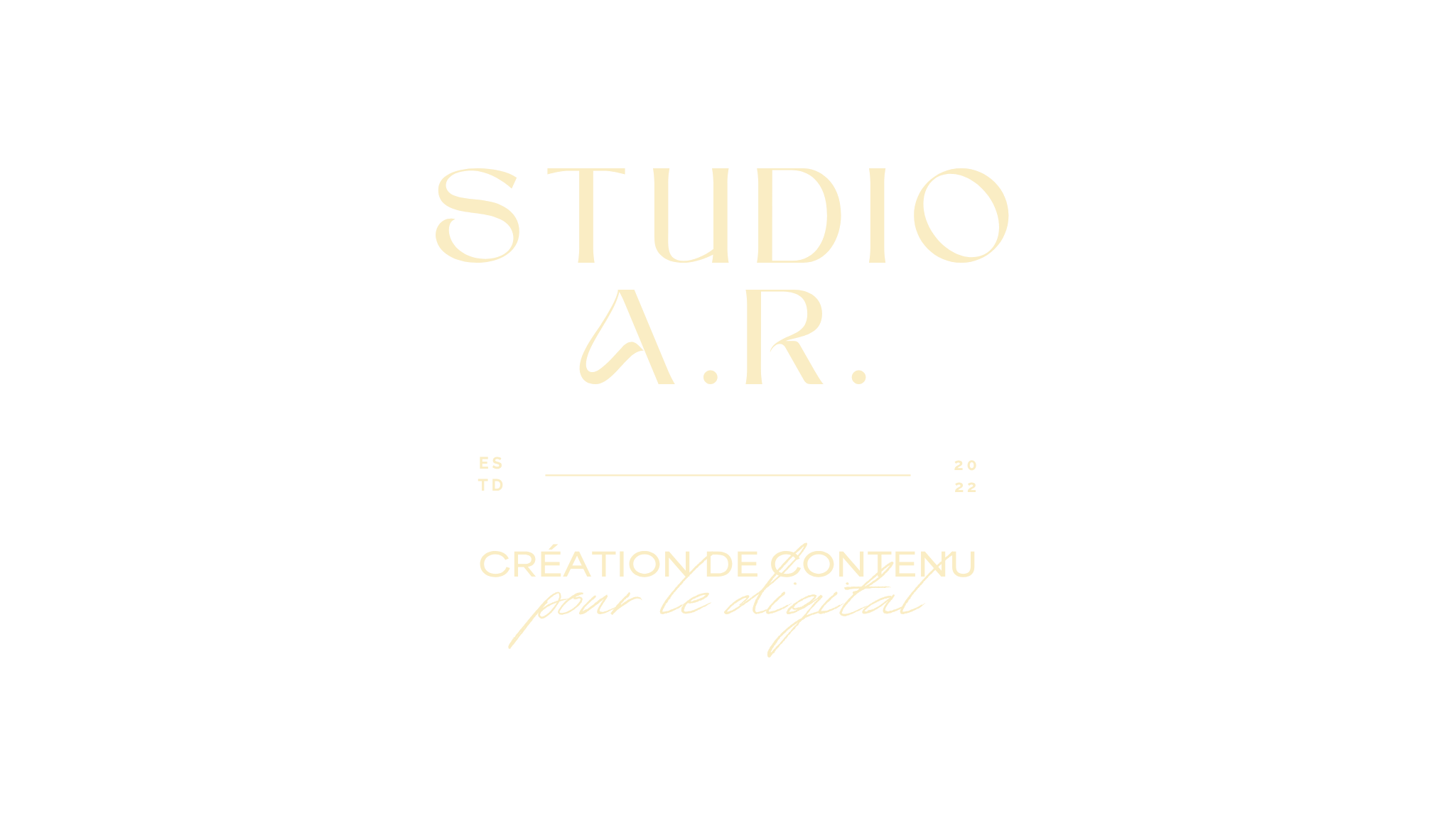 Logo Studio A.R., création de contenu pour le digital